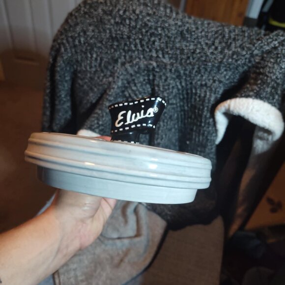 Elvis Presley Ceramic & Metal Cookie Jar Film Reel His Famous Movies 2001 - Picture 2 of 8